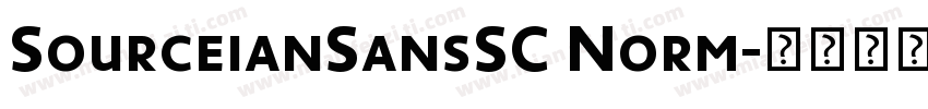 SourceianSansSC Norm字体转换